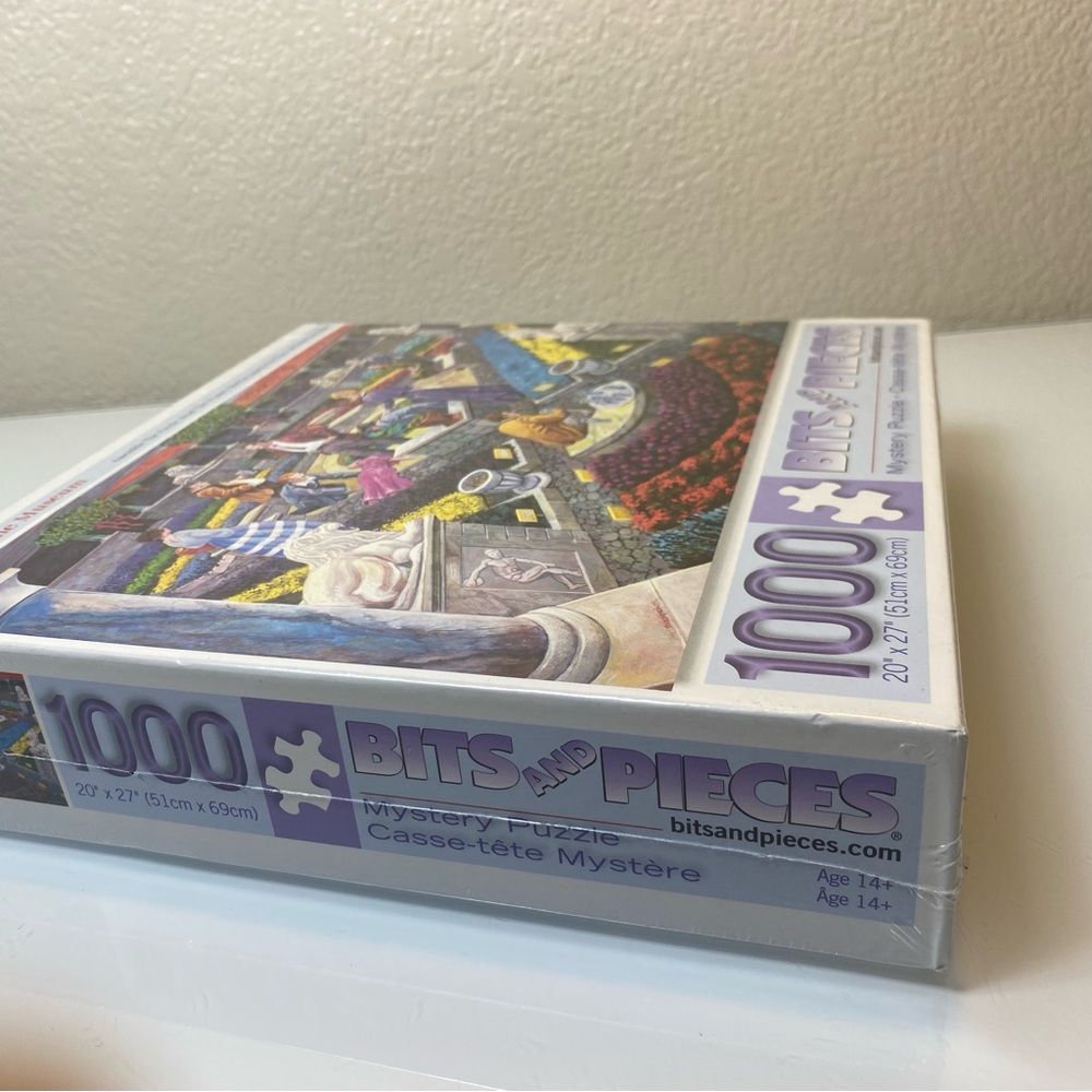 Mystery Story Jigsaw Puzzle Murder at the Museum 1000 Piece New Sealed - Picture 3 of 5